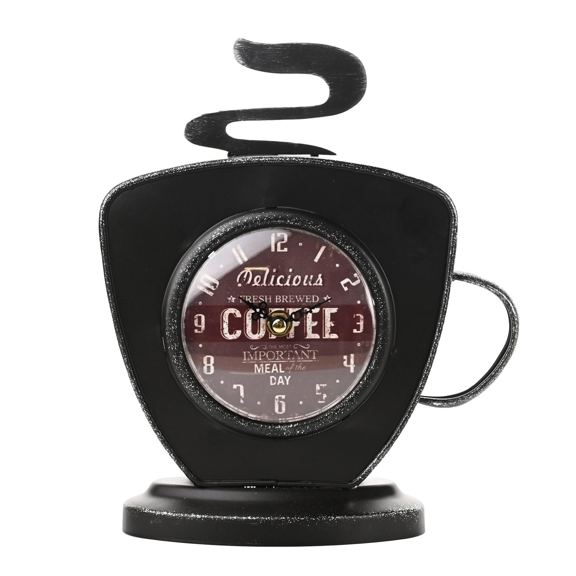 Hometime Metal Mantel ClockCoffee Cup from B&Q