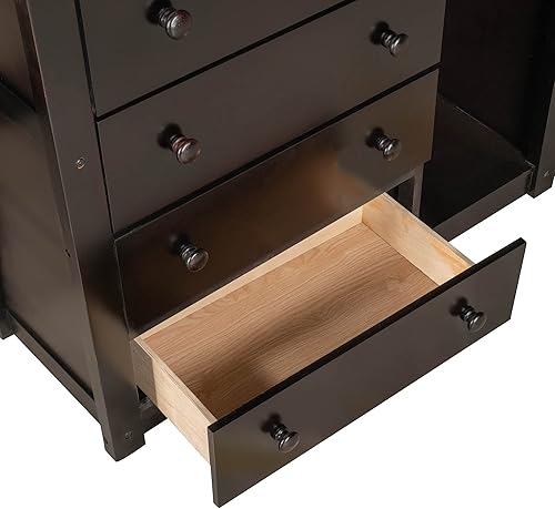 Miniatura 301 de Versatility - Litera individual sobre individual con escritorio y armario integrados, cama alta de madera maciza y plataforma independiente con