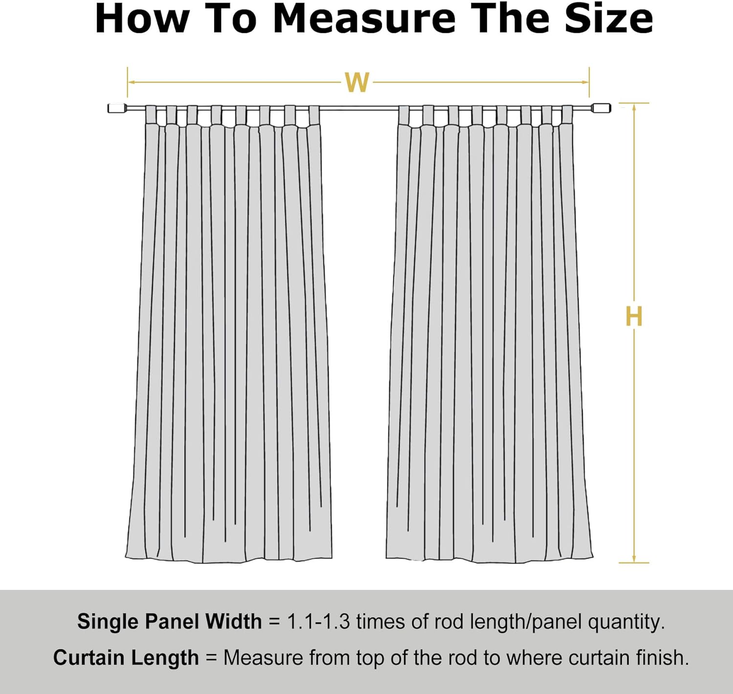 Frelement Outdoor Curtains Exterior Draperies for Porch Yard Cabana Indoor/Outdoor Draperies Olive 84W x 102L (1 Panel) Sunlight Block Privacy Shade Drapes Self Adhesive Tab Top