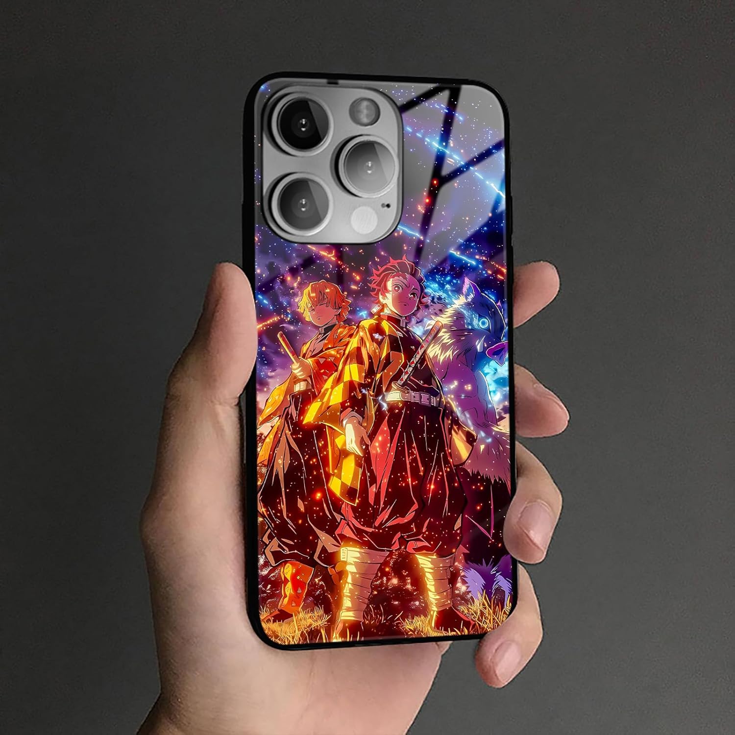 Creative Anime Art Phone Case for iPhone 15, Originality Design Glass Cover, Awesome Cool Manga Shell - Image 5