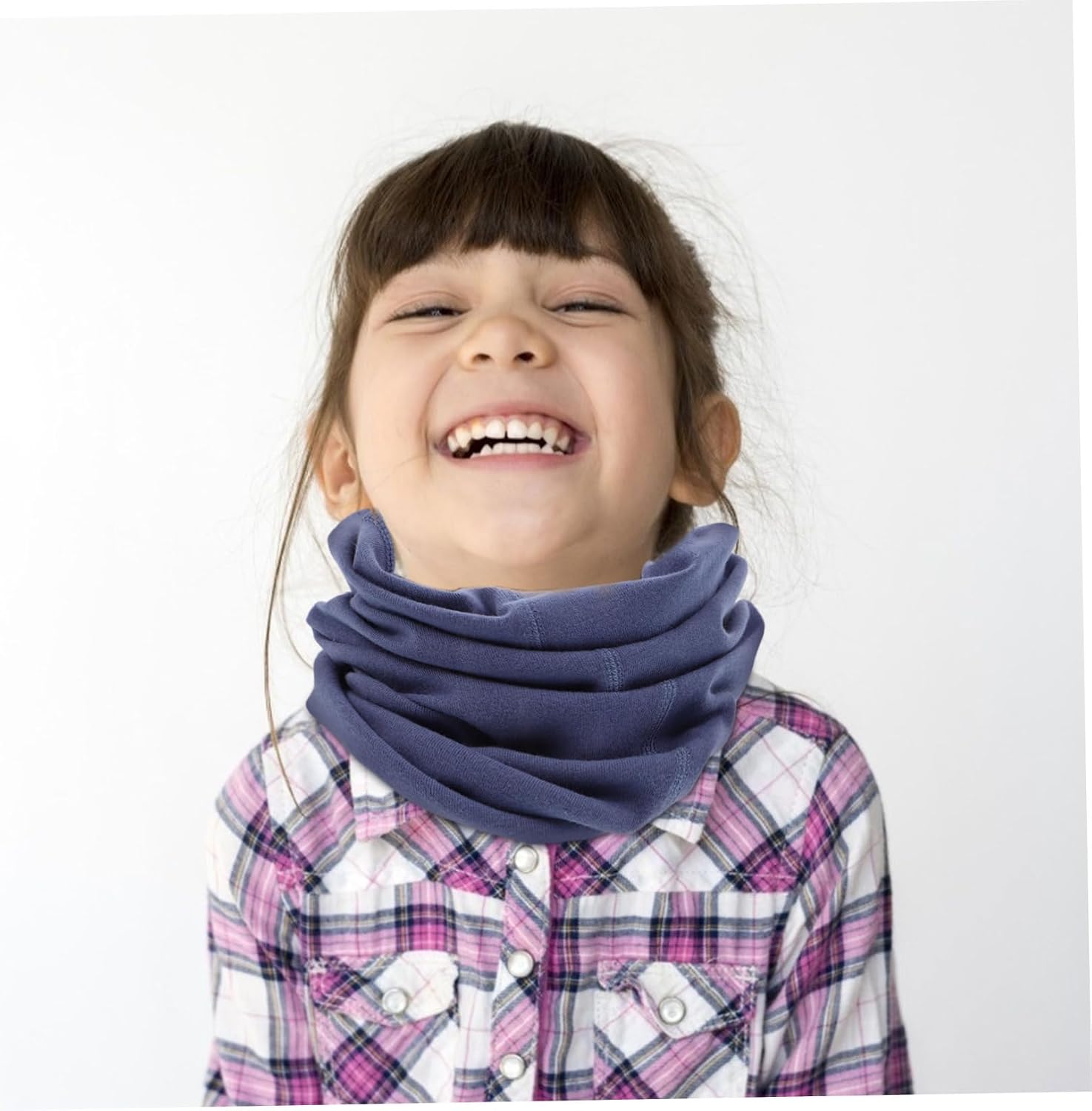 NOLITOY Warm Boy Girl Neck Warmer Scarf for Boys and Girls Multi-functional Cotton Boy Girl Scarf for Cold Weather Sports and Ski Windproof and Comfortable Design Dusk