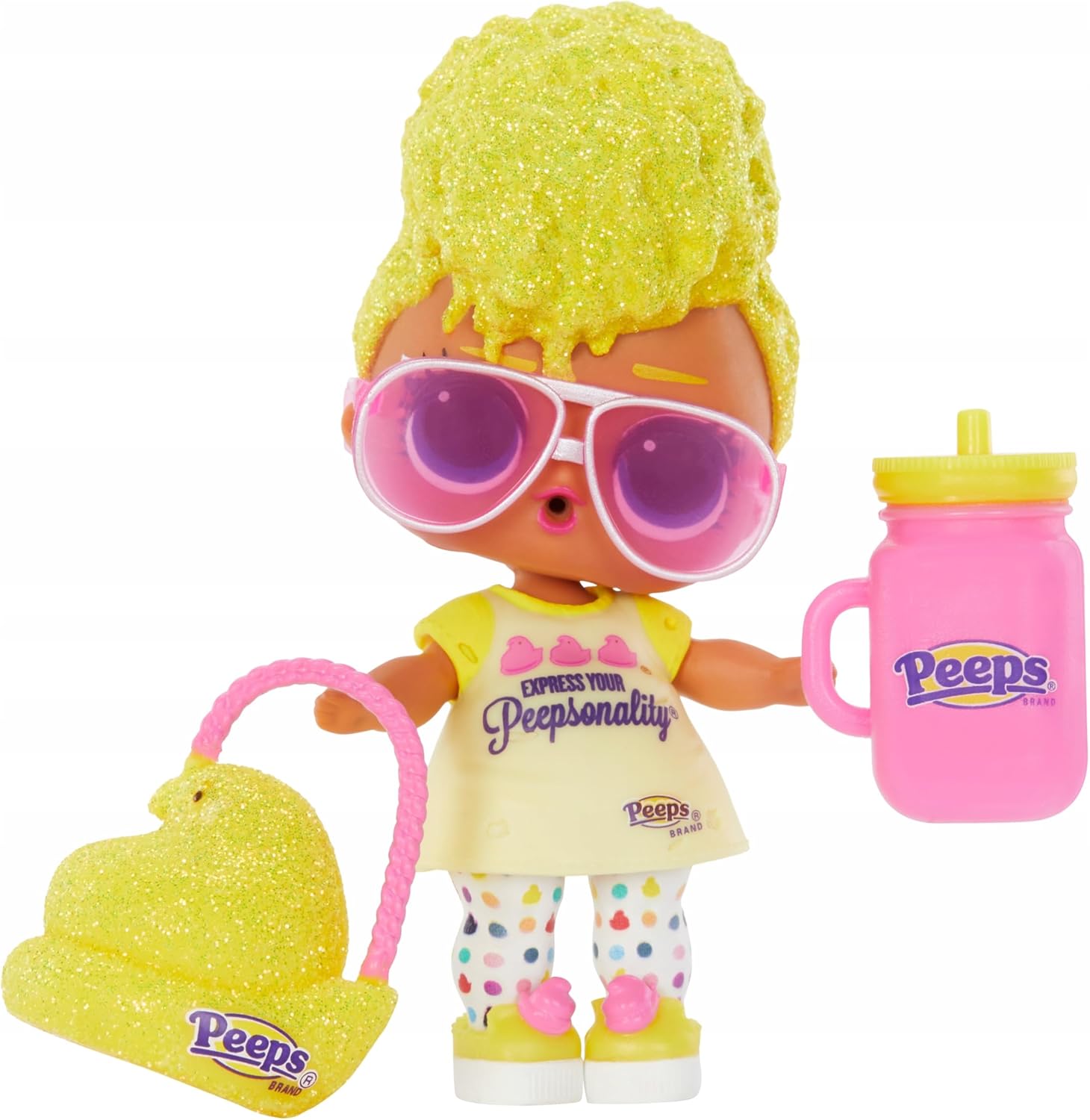 L.O.L. Surprise! LOL Surprise Loves Mini Sweets Peeps - Tough Chick with Collectible Doll, 7 Surprises, Spring Theme, Peeps Limited Edition Doll- Great Gift for Girls Age 4+