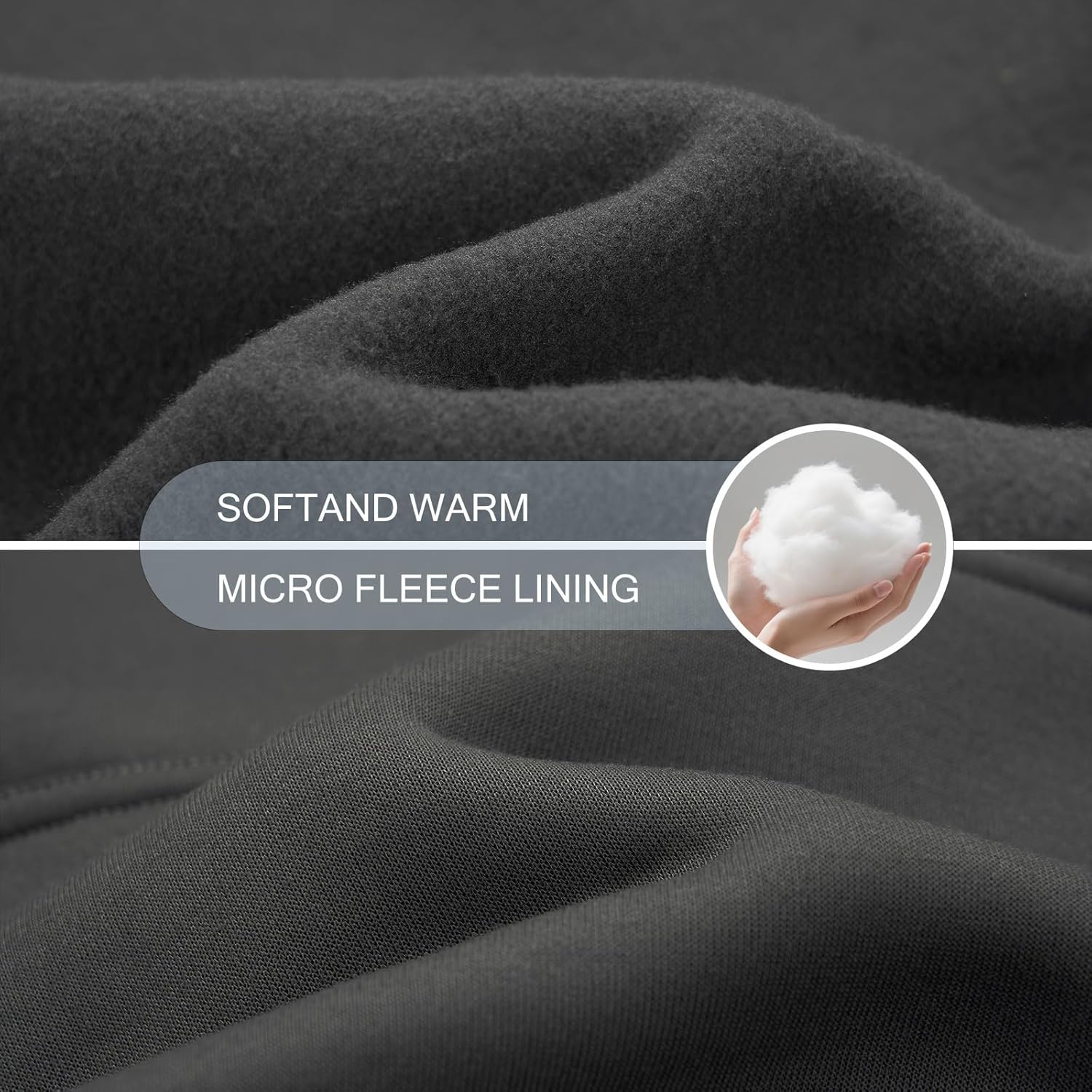 Mens Hoodies Fleece Drawstring Hooded Pullover Sweatshirts for Men with Pocket - Image 6