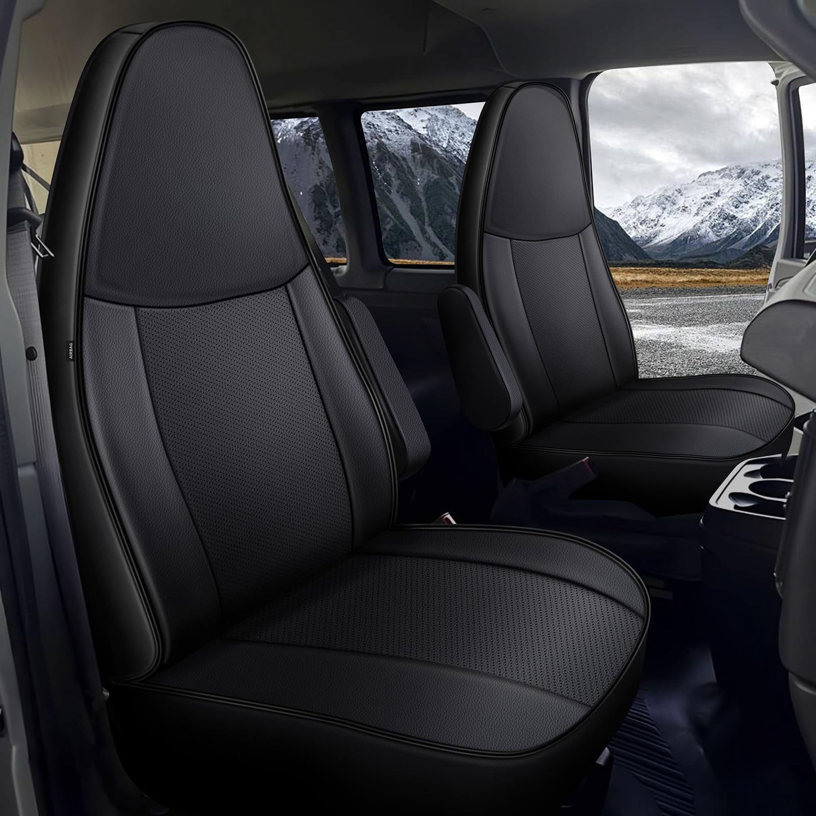 AOMSAZTO Faux Leather Seat Covers