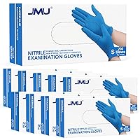 Vista 27 de JMU Guantes de examen de nitrilo XS, 1200 unidades, azul, 3.5 mil, sin látex y sin polvo, guantes desechables para examen médico