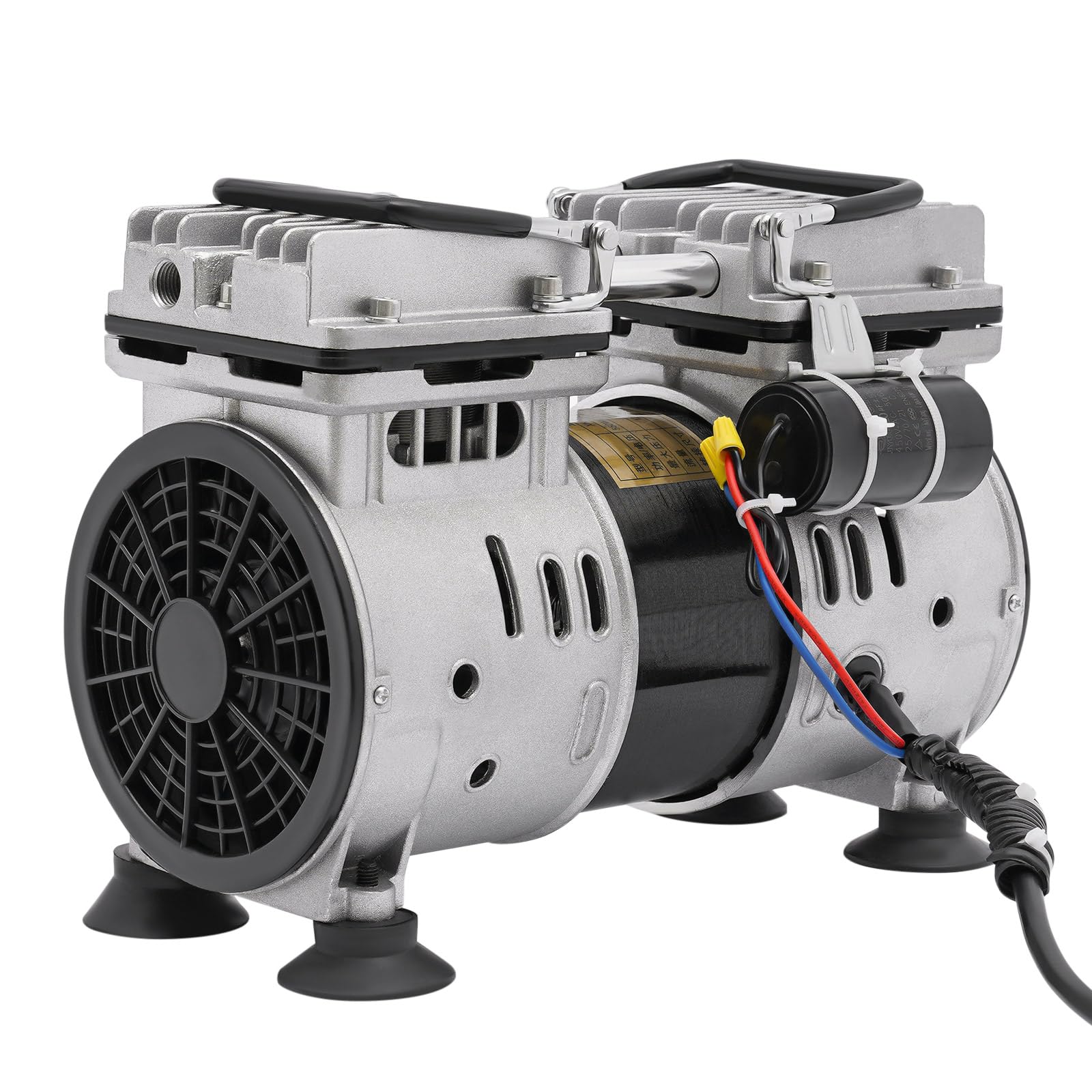 Pompa a vuoto da 550 W, pompa a pressione da 220 V, 1400 giri/min, 50 Hz, G1/4, 8 bar, 93 Kpa, alta sicurezza per dispositivi di bellezza di laboratorio, medicina