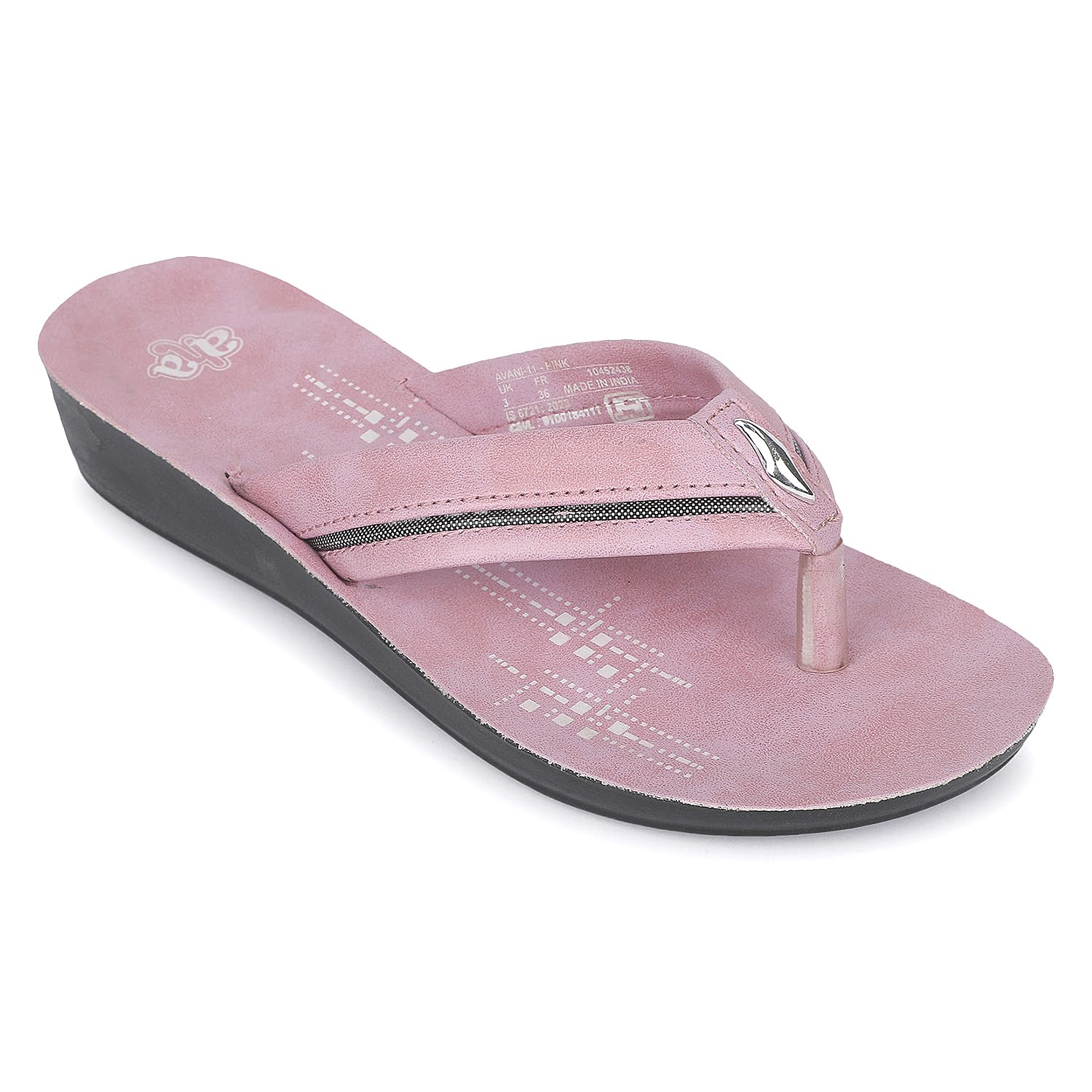 A-HA Pink Home-Comfort Thong Flip-Flops for Women-image-27