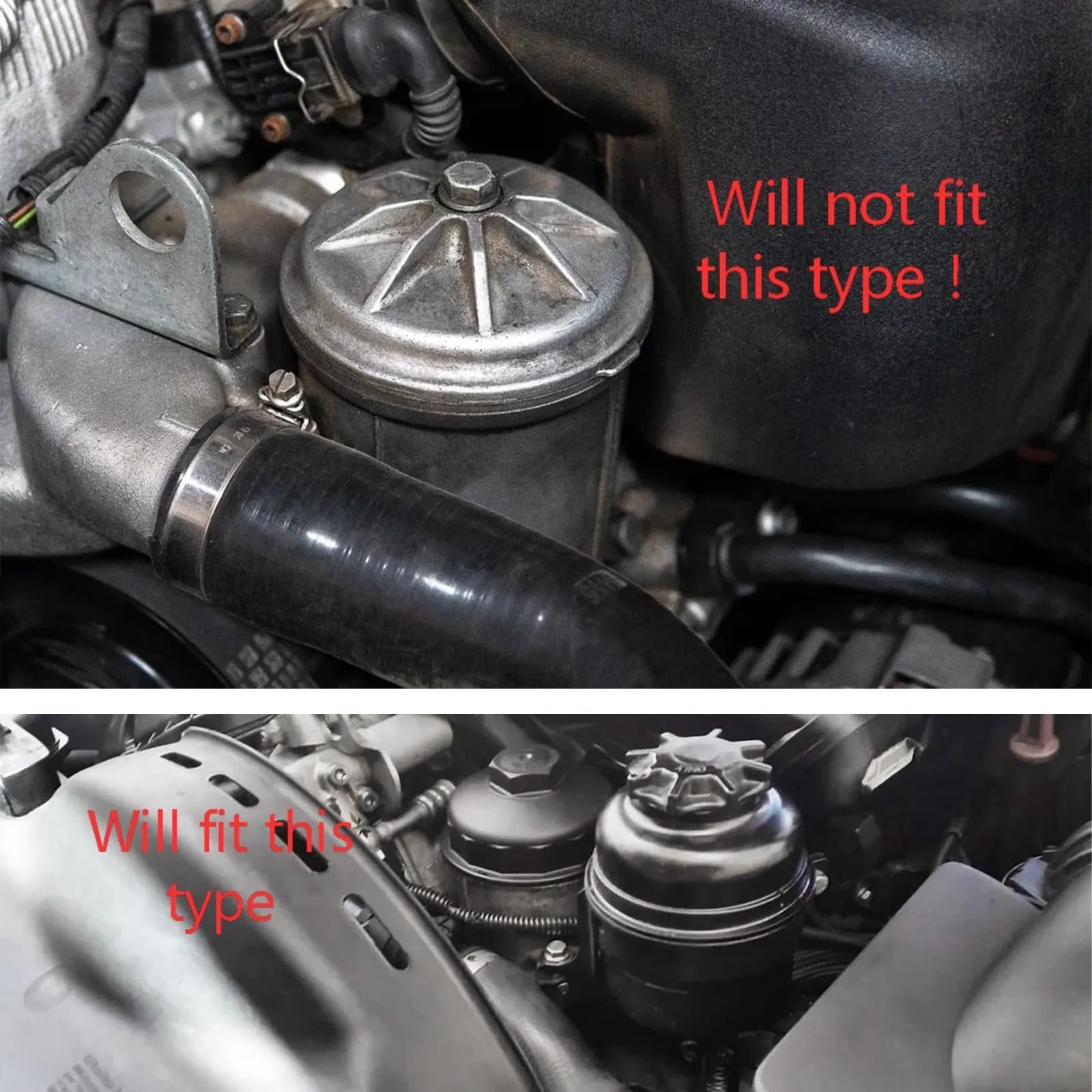 Pasuje Do BMW M52 M54 Korek Filtra Oleju Do Chłodnicy Oleju E46 E36 E39 E60 E61 X3 E83 X5 E53 Z3 Z4, 11421744000, 11421741000 Filtr oleju zamienny(Silver)