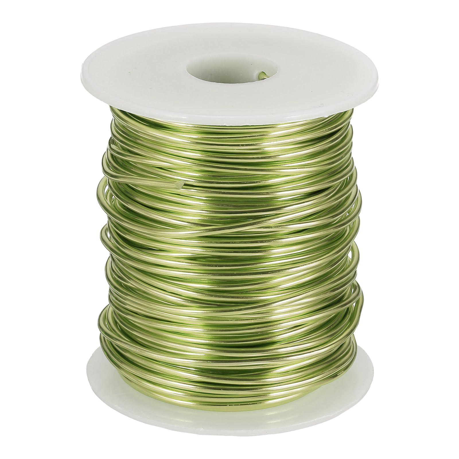 Alambre de aluminio verde calibre 12 maleable para joyería y manualidades