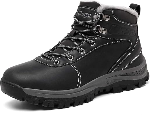 winter boots mens waterproof walking boots with warm fur lined amazon co uk shoes bags winter boots mens waterproof walking boots with warm fur lined amazon co uk shoes bags
