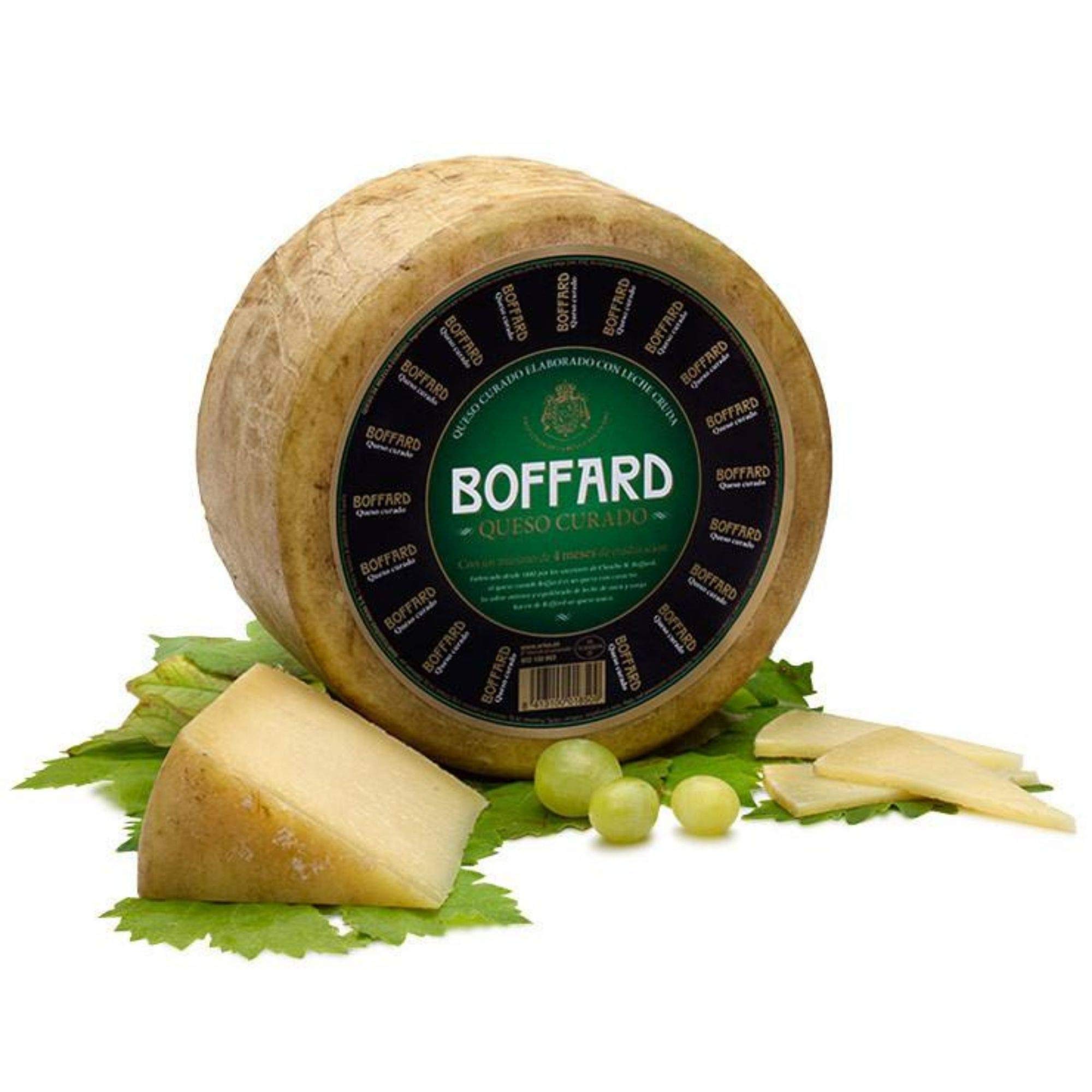 Queso Curado Boffard Artesano - Queso Boffard elaborado con leche cruda de Oveja y Vaca Peso Aproximado 3 Kilos - Incluye Membrillo Artesano TDW