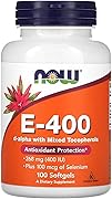 NOW Foods - Vitamina E 400 UI - 100 Cápsulas gelatinosas