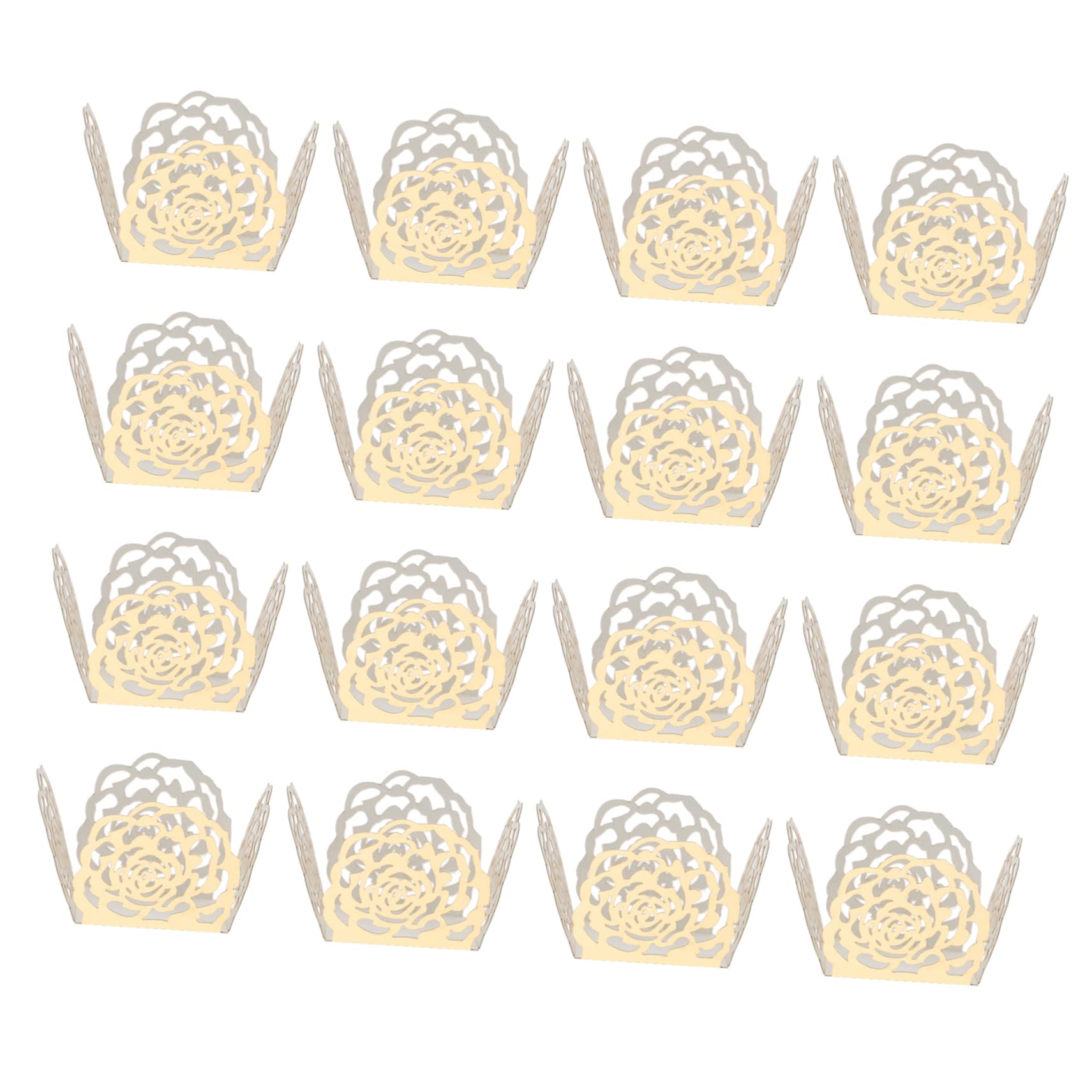 DECHOUS 250pièces Caissettes à Bonbons avec Décorations Dentelle pour Et Desserts Idéales pour Mariages Et Fêtes