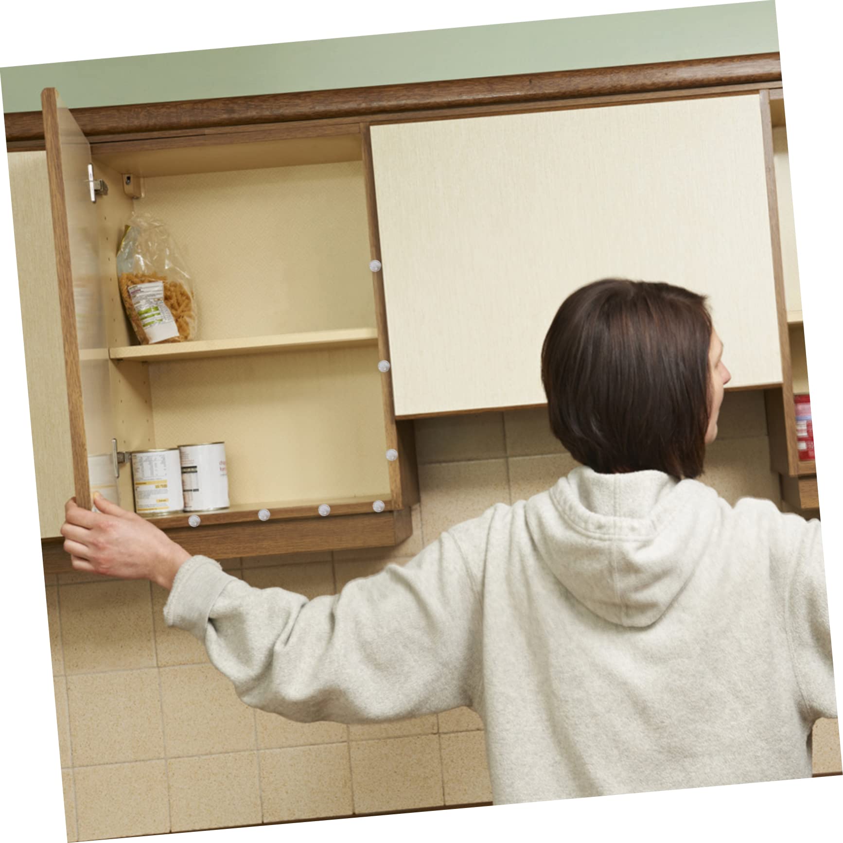 NUOBESTY 5 set Paraurti Per Porte In Particelle Colloidali Anticollisione Per Protezioni Per Mobili Da Cucina Per Mobili Da Cucina Cuscinetti Per Mobili Cuscinetti Per Mobili 2 fogli*5