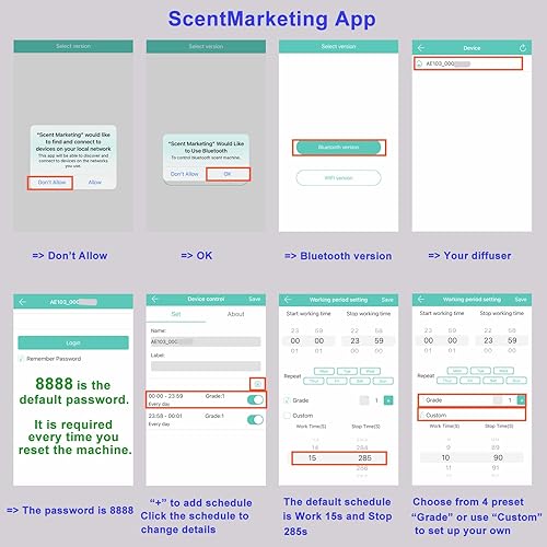 Miniatura 4 de Difusor inteligente de aceite esencial de aromaterapia sin agua, difusor de aroma portátil profesional, difusor de aroma sin agua para aceites