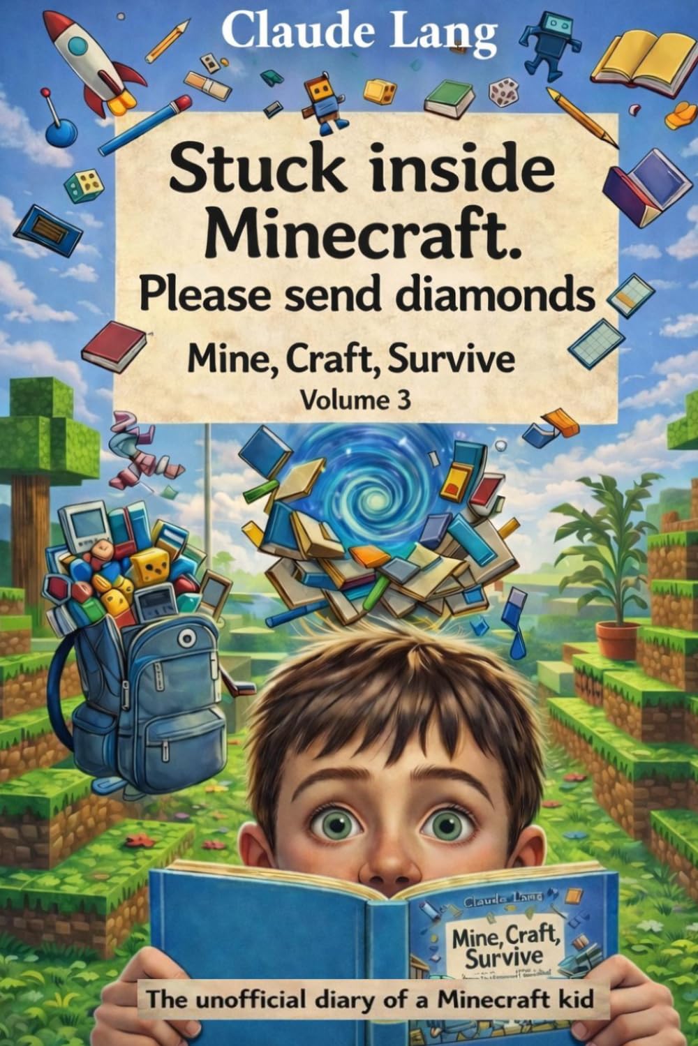 Mine, Craft, Survive: The unofficial diary of a Minecraft kid: Volume 3: Stuck Inside Minecraft. Please Send Diamonds