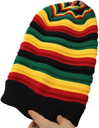 Miniatura 5 de RW Gorro clásico Rasta Slinky para hombre negrorasta talla única NegroRasta talla única