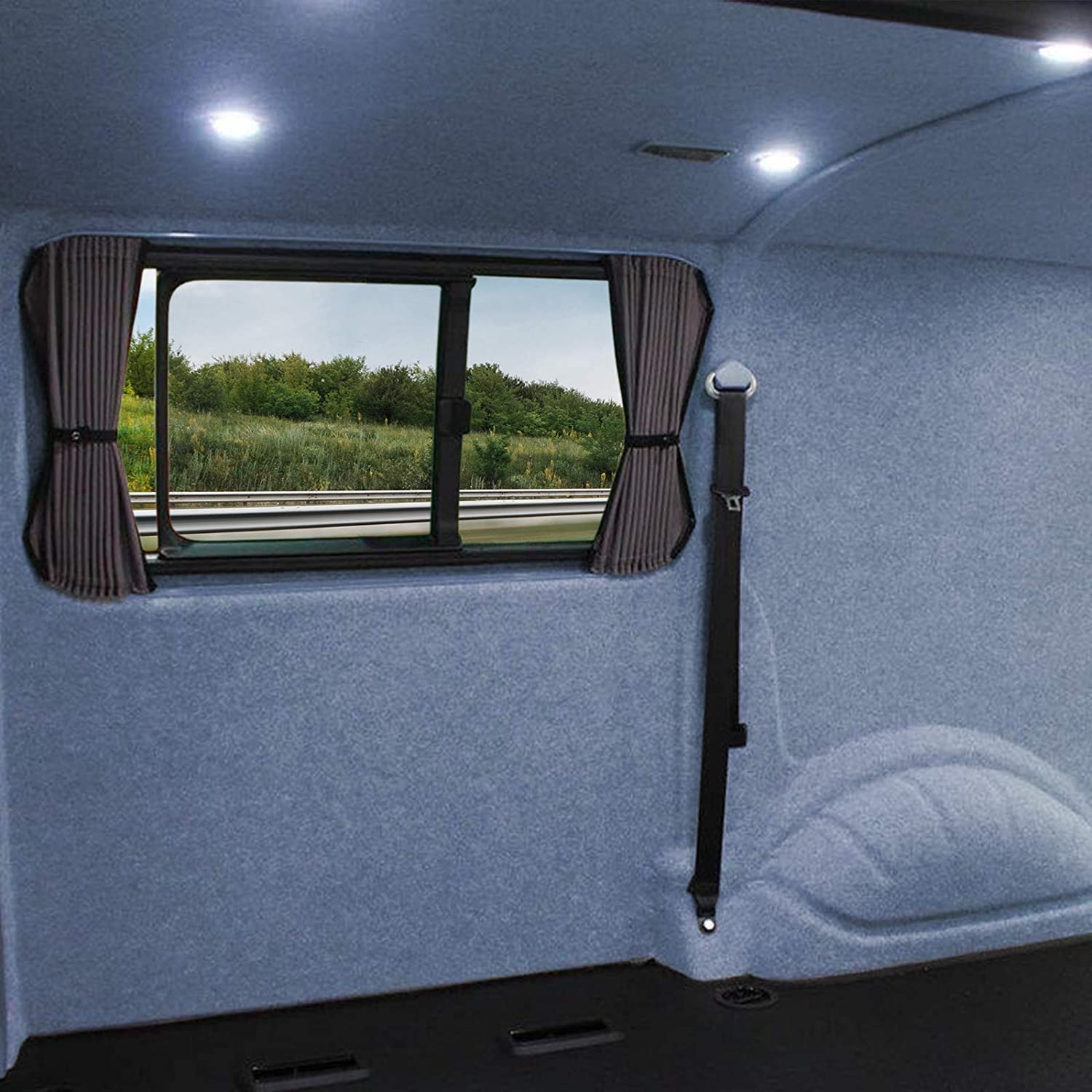 KARAT Viltstof, naaldvilt Superflex, bekledingsstof van vilt, stof per meter, interieurbekleding, lichtgrijs, 206 x 900 cm