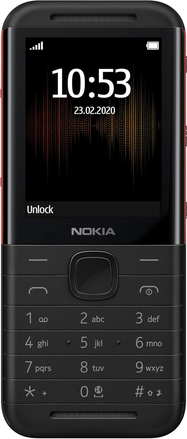 Nokia 5310 Dual-SIM 16MB ROM + 8MB RAM (GSM Only | No CDMA) Factory Unlocked 2G GSM Cellphone (Black) - International Version