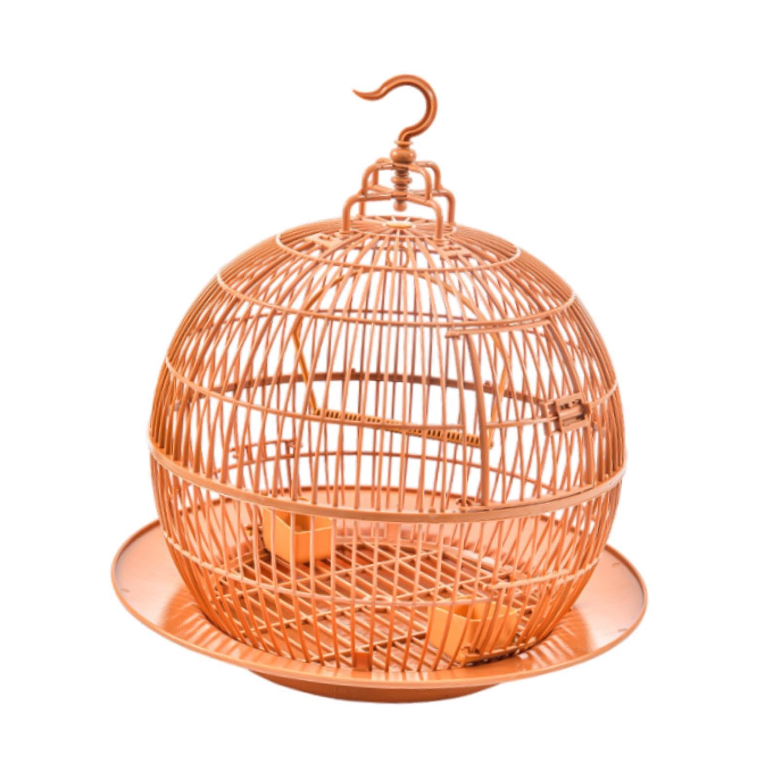 Jaula para Pájaros, Transportín Decorativo con Forma de Bola para Canarios, Pájaros Pequeños Y Pinzones.