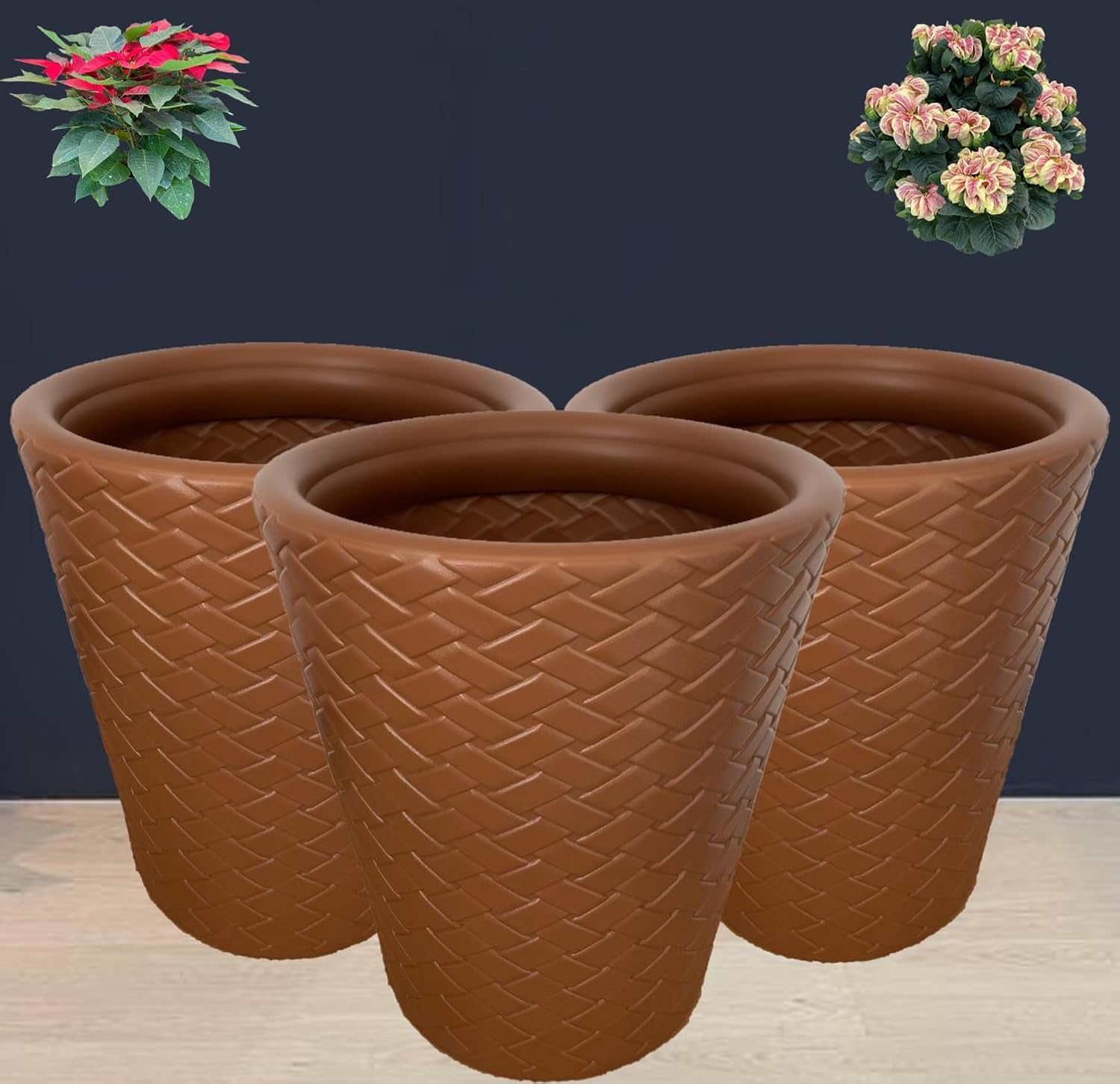 Set of 3 Magna Ligatum 24 Litre Sand Pots