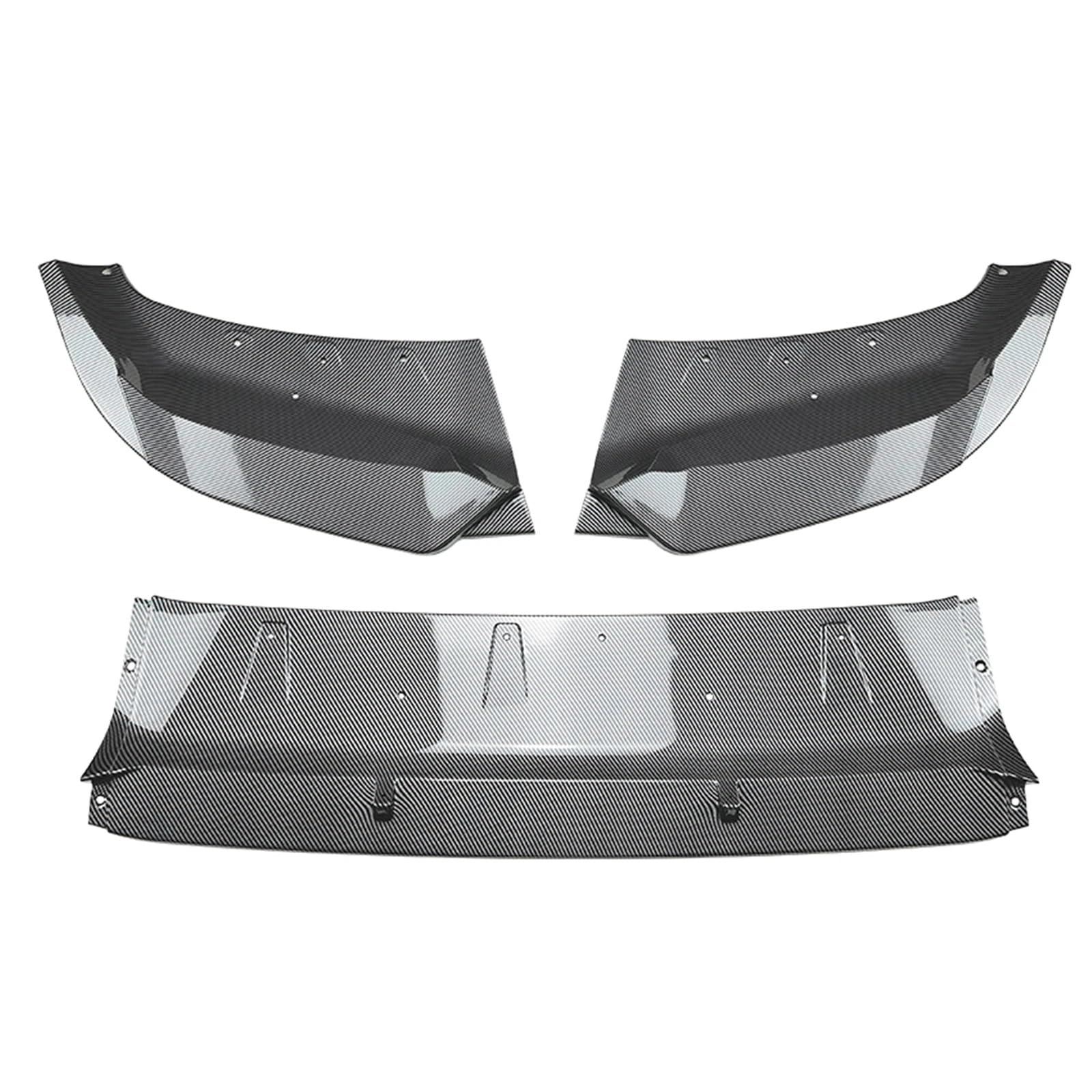 MCSTYEWR Przedni Zderzak Spoiler Kompatybilny z BMW X1 U11 U12 M Sport 2023-2024