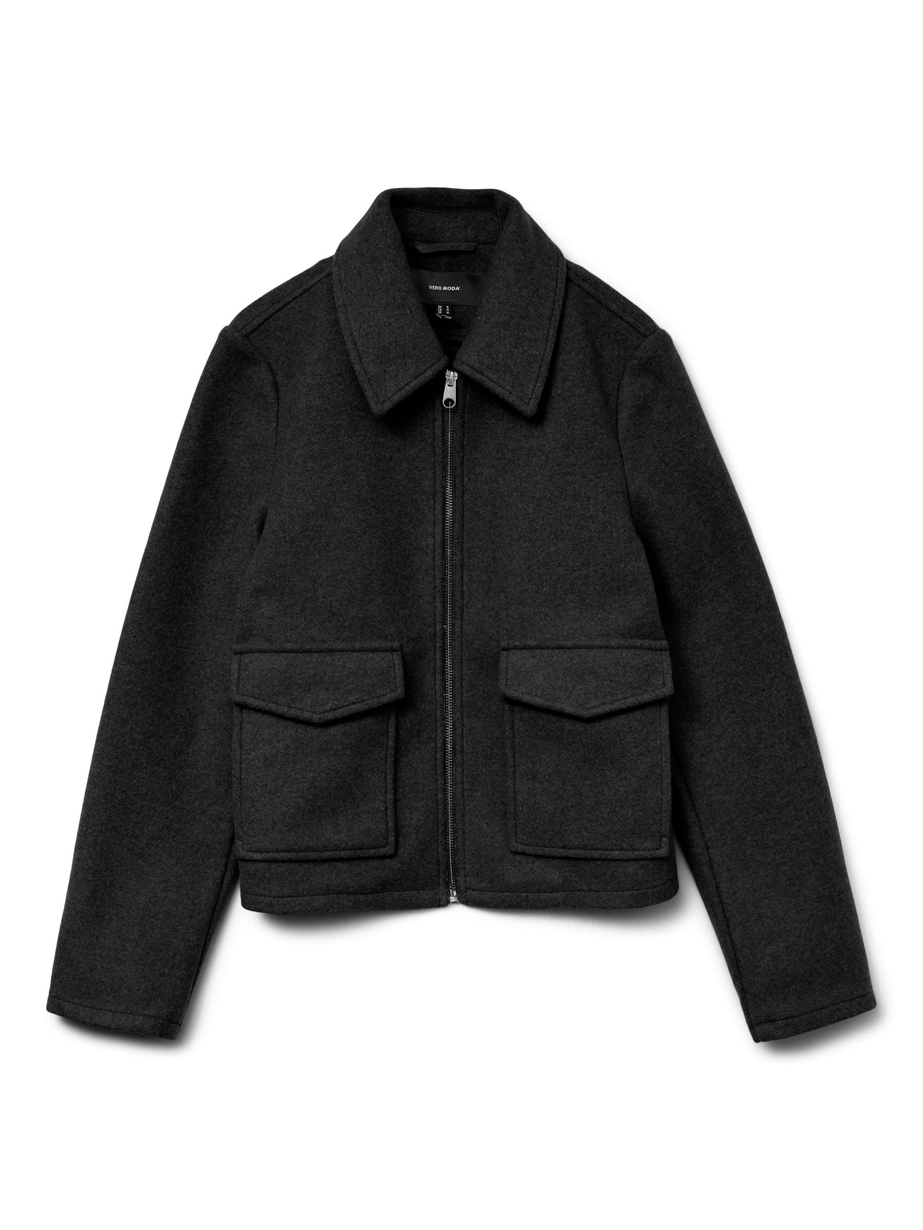 VERO MODA Female Coat VMSAFIR Jacket, black, S