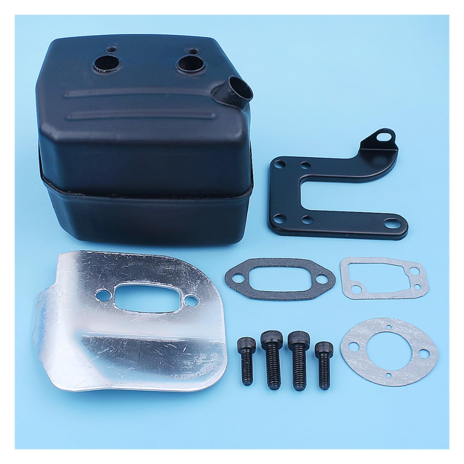 Exhaust Deflector Bracket Gasket Bolt Kit for Jonsered 625 II 630 for Super 670 for Champ Chainsaw Replacement Part