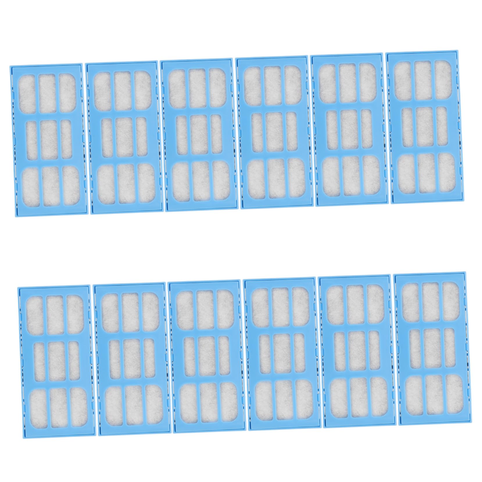 Filtre pour fontaine à eau pour chat NUOBESTY - Pack de 12 rechanges carrées pour eau saine