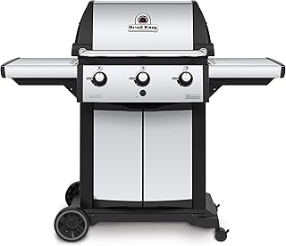 review Broil King 946854 Signet 320 Propane Gas Grill, Stainless Steel & Black
