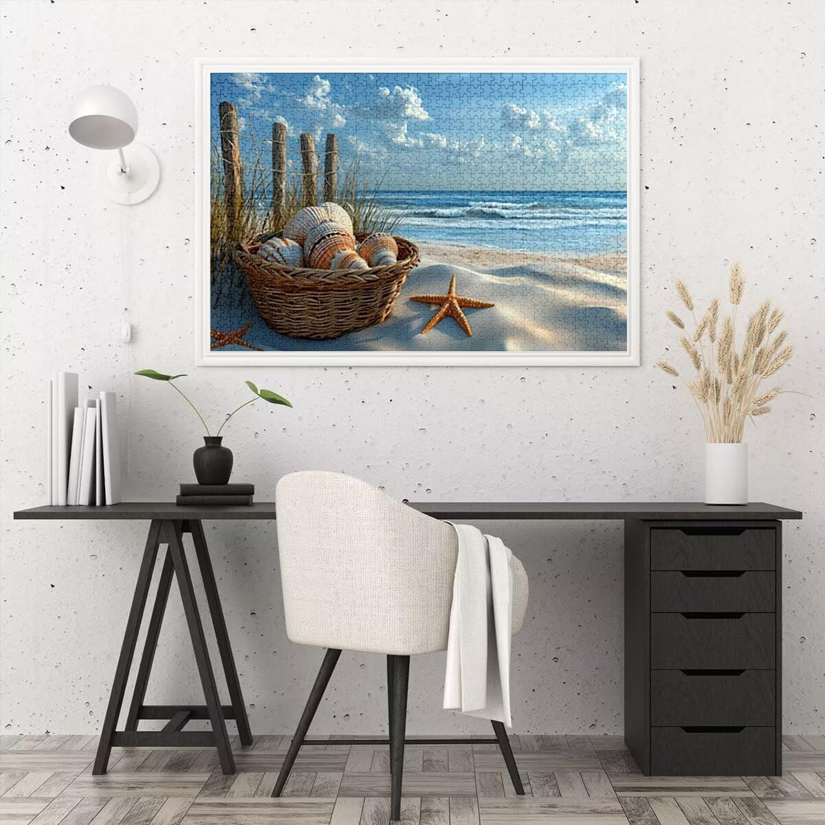 Puzzle 3000 Piezas, Puzzle Playa con Caja Regalo para Adultos, Rompecabezas de Madera, Rompecabezas Desafiante para Decoracion Navidad, Regalo Mujer, Cuadros Decoracion Salon Modernos, (Verano) R-11