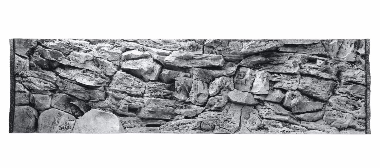 Aquarium Hintergrund 3D, Rückwand 100x40 cm Hintergrund, Strukturwand, Felsoptik, Handgefertigte Strukturwand für Aquarien, Sicher für Tiere, Fischsicher, Einfacher Einbau, Naturstein Design