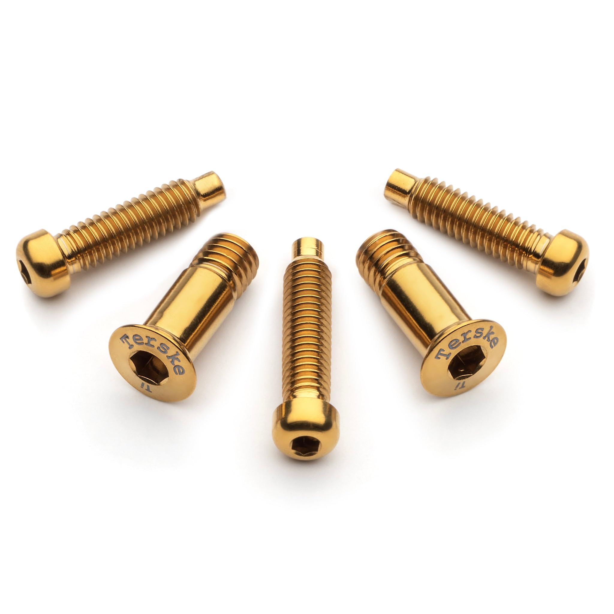 Amazon.co.jp: Terskeゴールドチタンボルトキットは、シマノXTR/XT/SLX