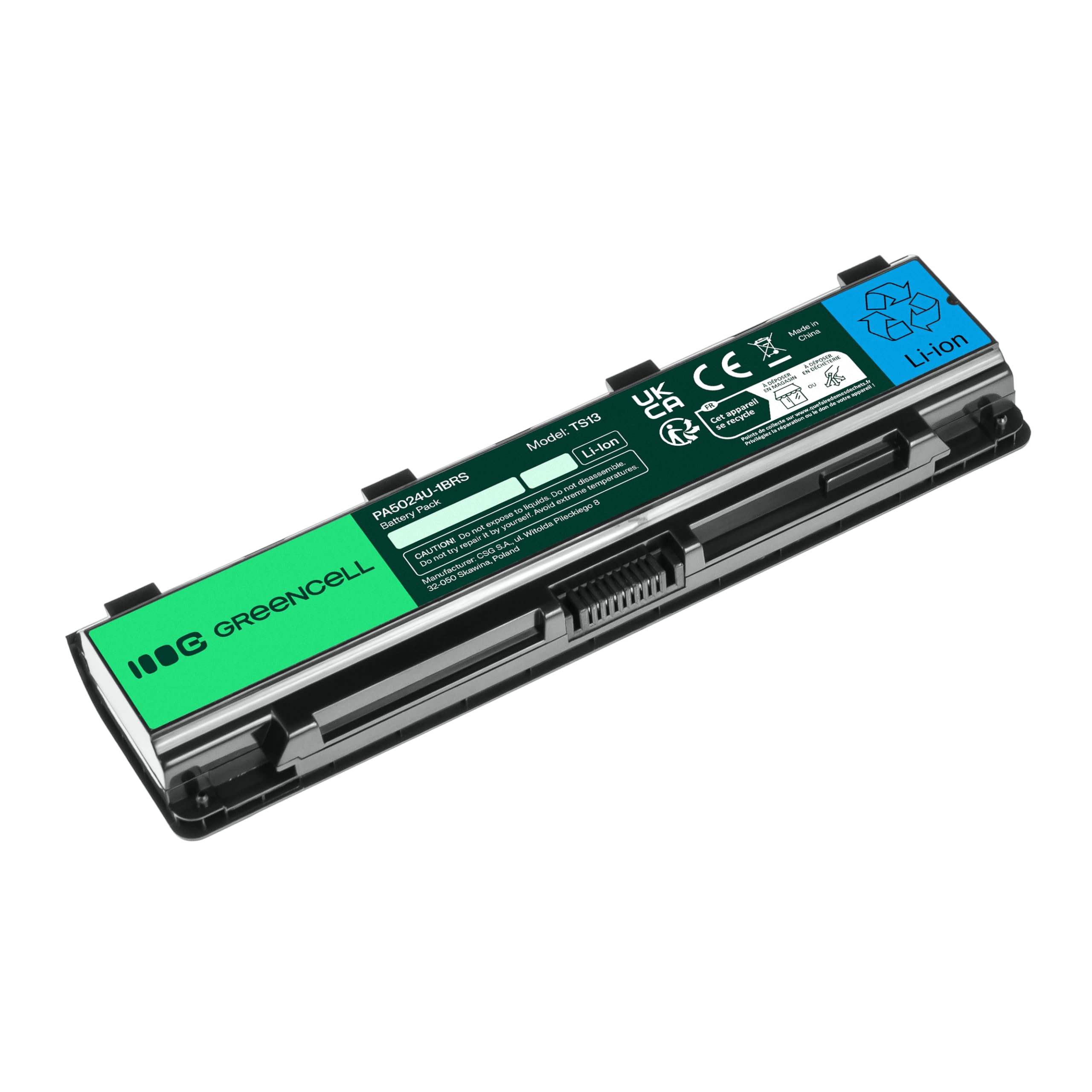 Green Cell Przenośna bateria do spania 10,8 V 4400 mAh Toshiba