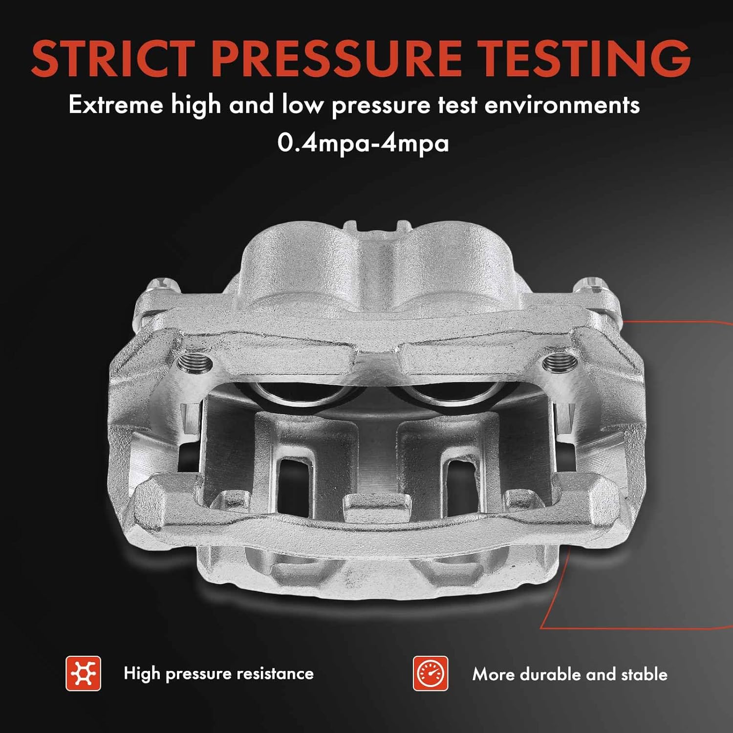 A-Premium Front Disc Brake Caliper Assembly with Bracket Compatible with Honda and Acura Models - CR-V 07-11, Odyssey 05-10, Accord Crosstour 10-11, RDX 07-12, Crosstour 12-15