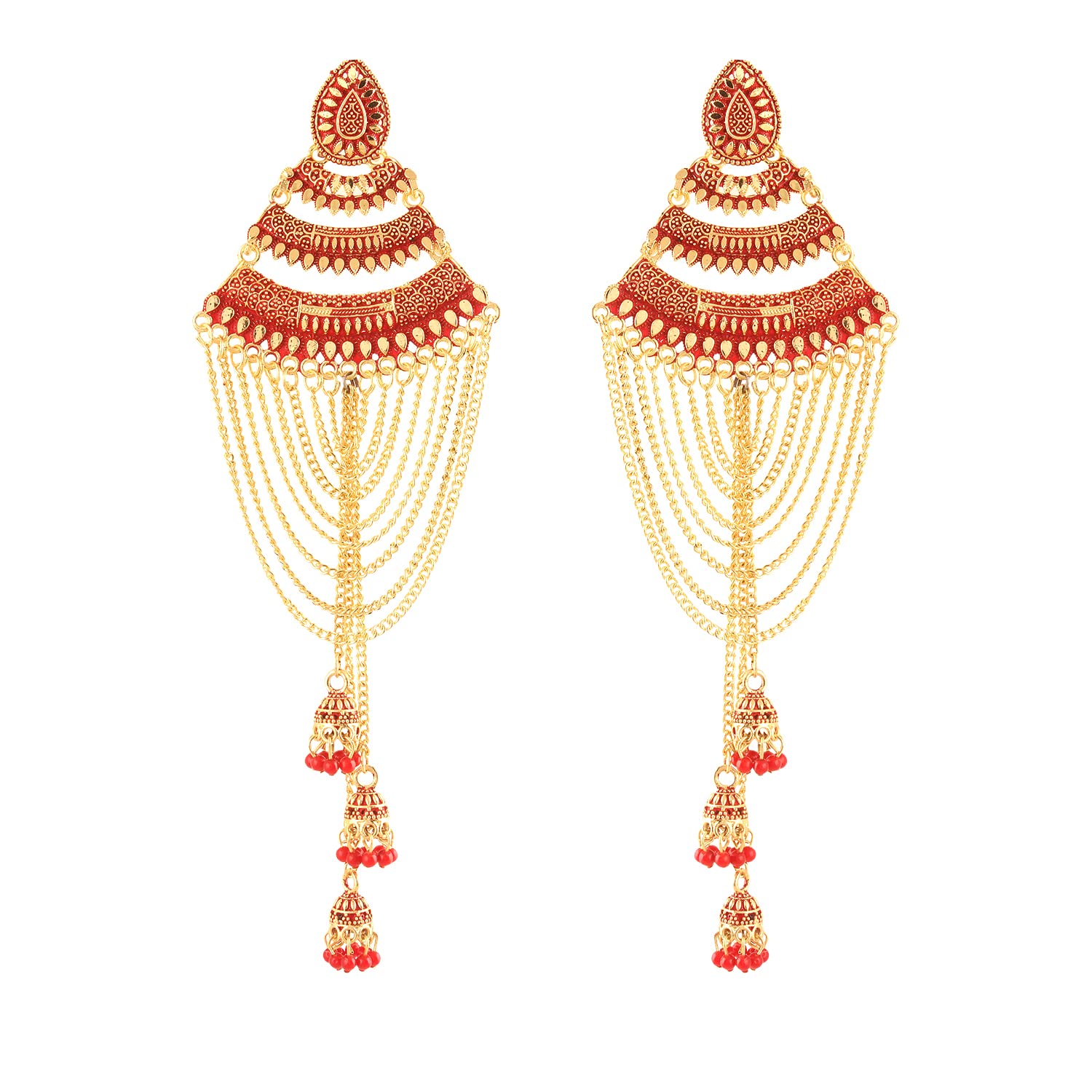 See full amazon price history chart for ALRIC antique earrings for women Are everstylish earrings The Indian traditional earrings are known as jhumka earrings, jhumki earrings & ethnic earrings for women (Red - 24) ALRIC antique earrings for women Are everstylish earrings The Indian traditional earrings are known as jhumka earrings, jhumki earrings & ethnic earrings for women (Red - 24) (B0BBRKTL1Q) Amazon Price History, Amazon Price Tracker