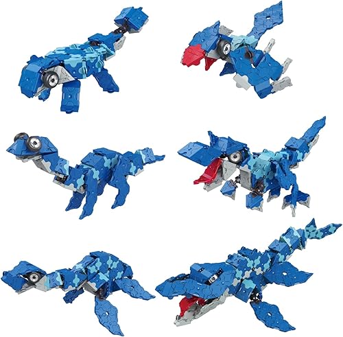 Miniatura 4 de Dinosaur World Mosasaurus | 333 piezas | 6 modelos | A partir de 7 años | Bloque de juguete de construcción creativo y educativo | Fabricado en Japón