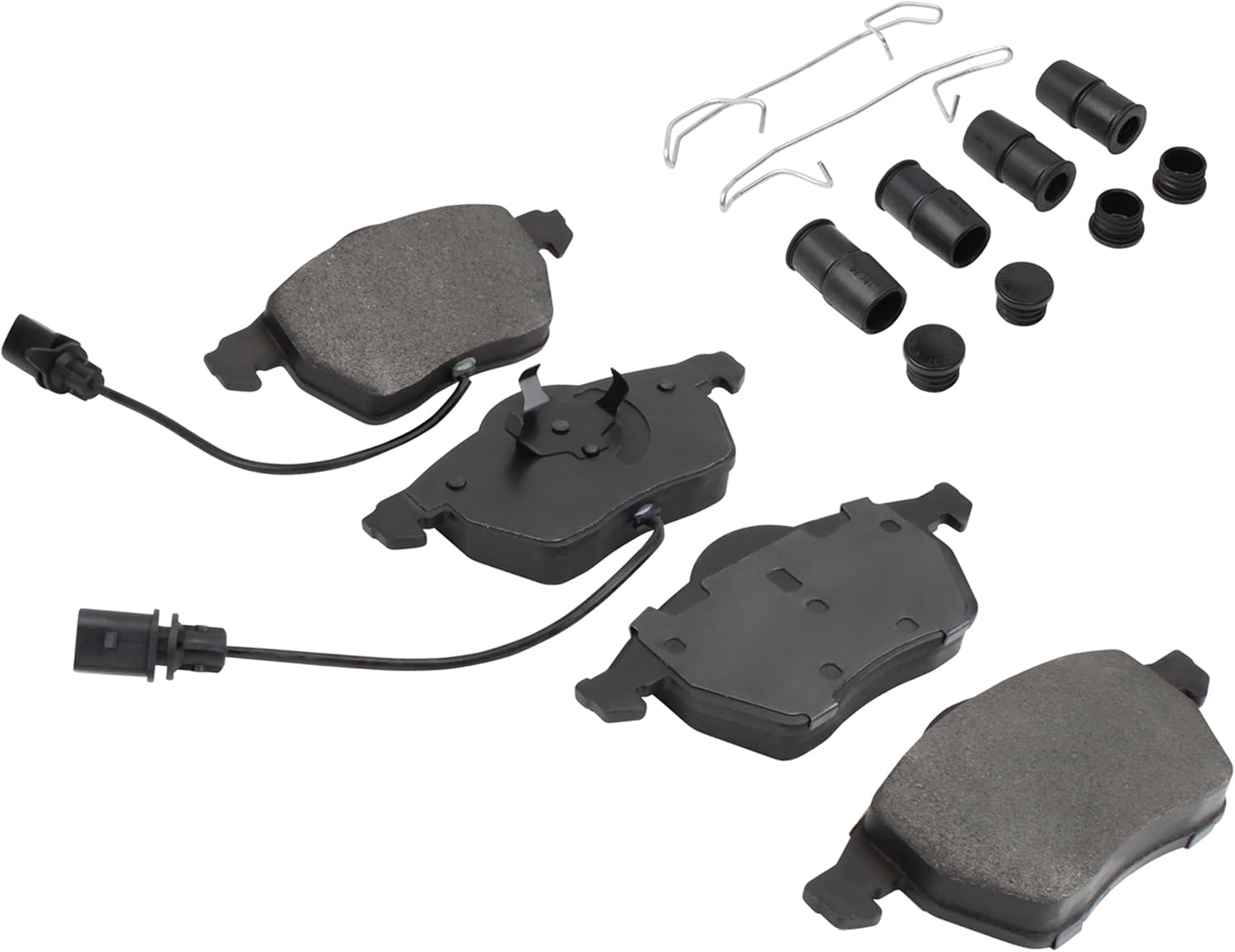 QUALITY-BUILT Front Ceramic Brake Pads, Premium 1001-0840C, Compatible with 1998-2008 Audi/Volkswagen (A4,A4 Quattro,A6,A6 Quattro,Passat,S6)