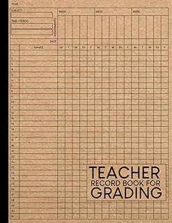 Teacher Record Book for Grading: Gradebook For Multiple Classes
