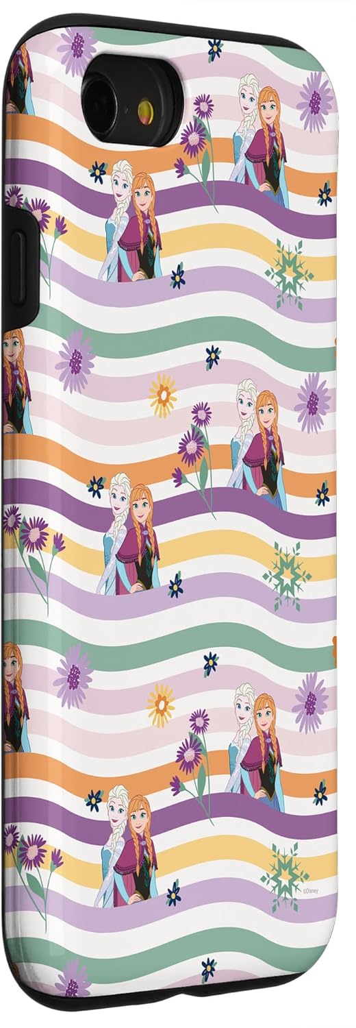 iPhone SE (2020) / 7 / 8 Disney Princess Frozen Elsa and Anna Spring Flowers Easter Case