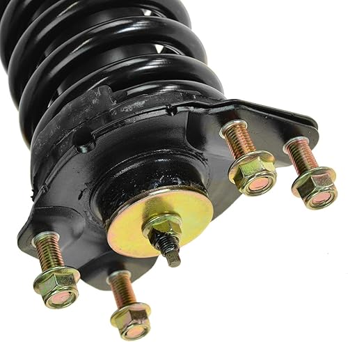 Miniatura 972 de TRQ Kit de suspensión delantera, conjunto de amortiguadores y resortes, barra estabilizadora, enlace estabilizador compatible con Chevrolet