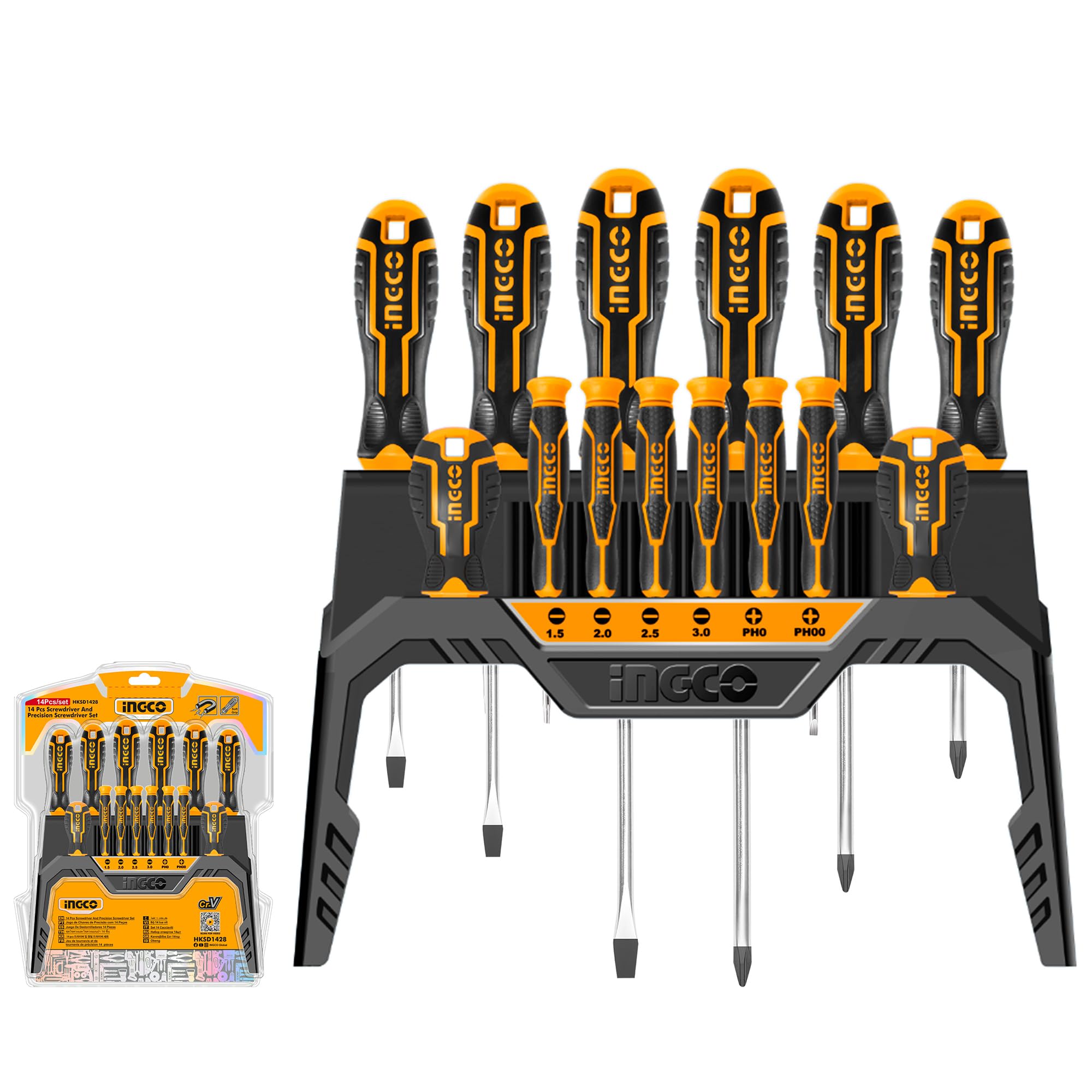 Ingco 14 Pcs Screw Driver Tool Set And Precision Screwdriver Set, Cr-V Screwdriver Set For Diy Household Repair, Cr-V Round Blade Material, Multicolor (B0CQNZV9B9) Amazon Price History, Amazon Price Tracker