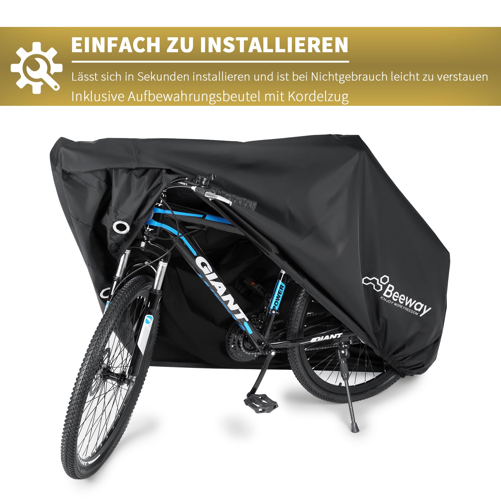 Amazon.co.jp: BEEWAY自転車カバー、210D ナイロン 防水 厚手 防塵 UV 