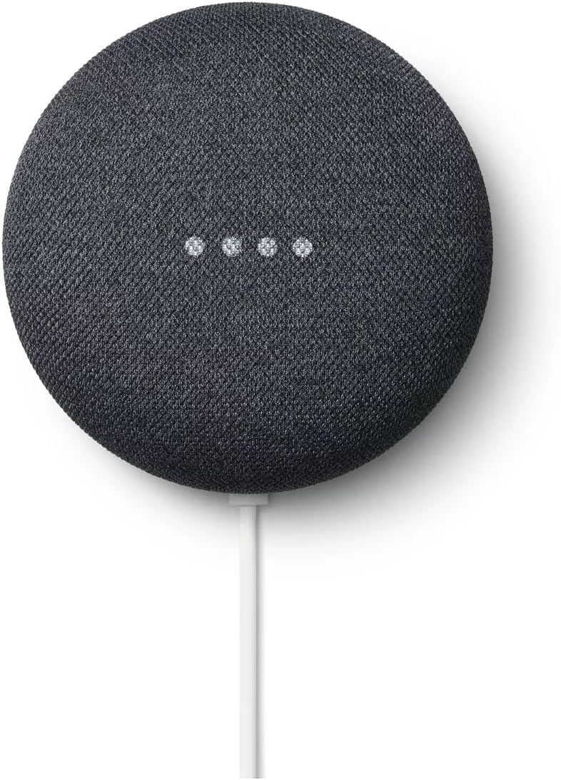 Google Nest Mini 2nd Generation Smart Speaker, GA00781JP - Charcoal