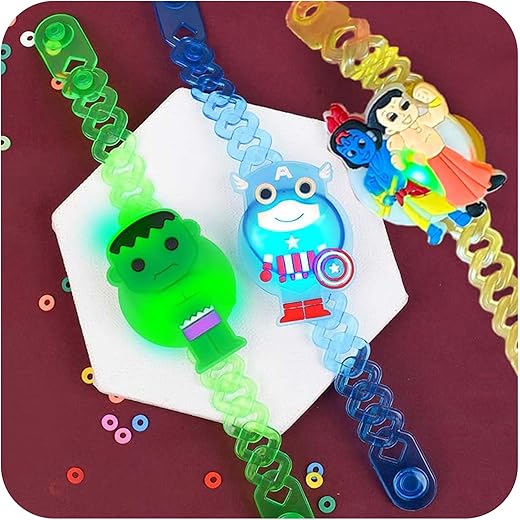 Rakhi for Kids - Pack of Lighting Rakhis