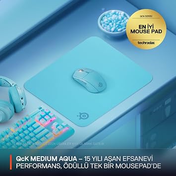 SteelSeries QcK Medium Gaming Oyun Mousepad - Mavi