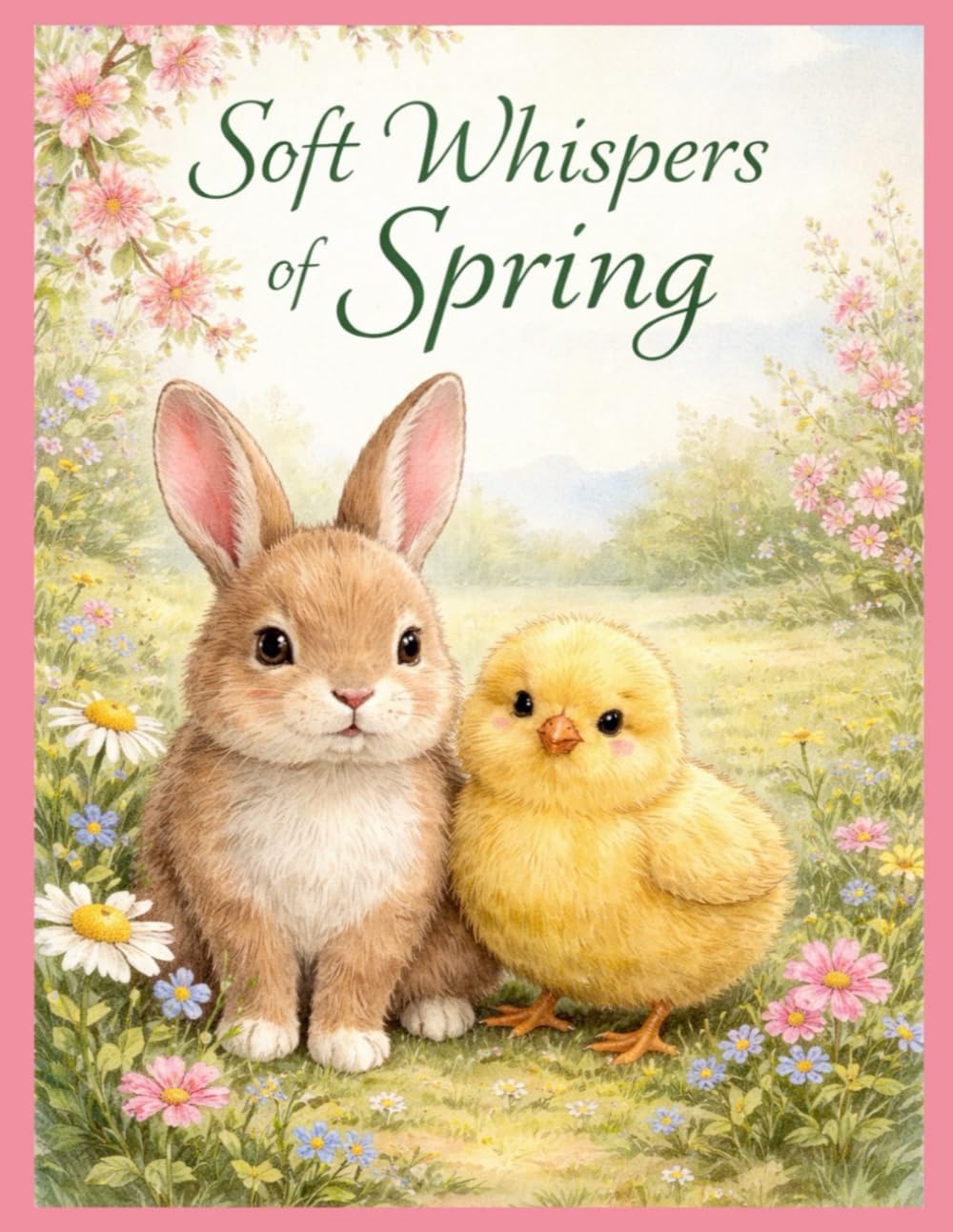 Soft Whispers of Spring: A Calming Adult Coloring Book for Quiet Moments