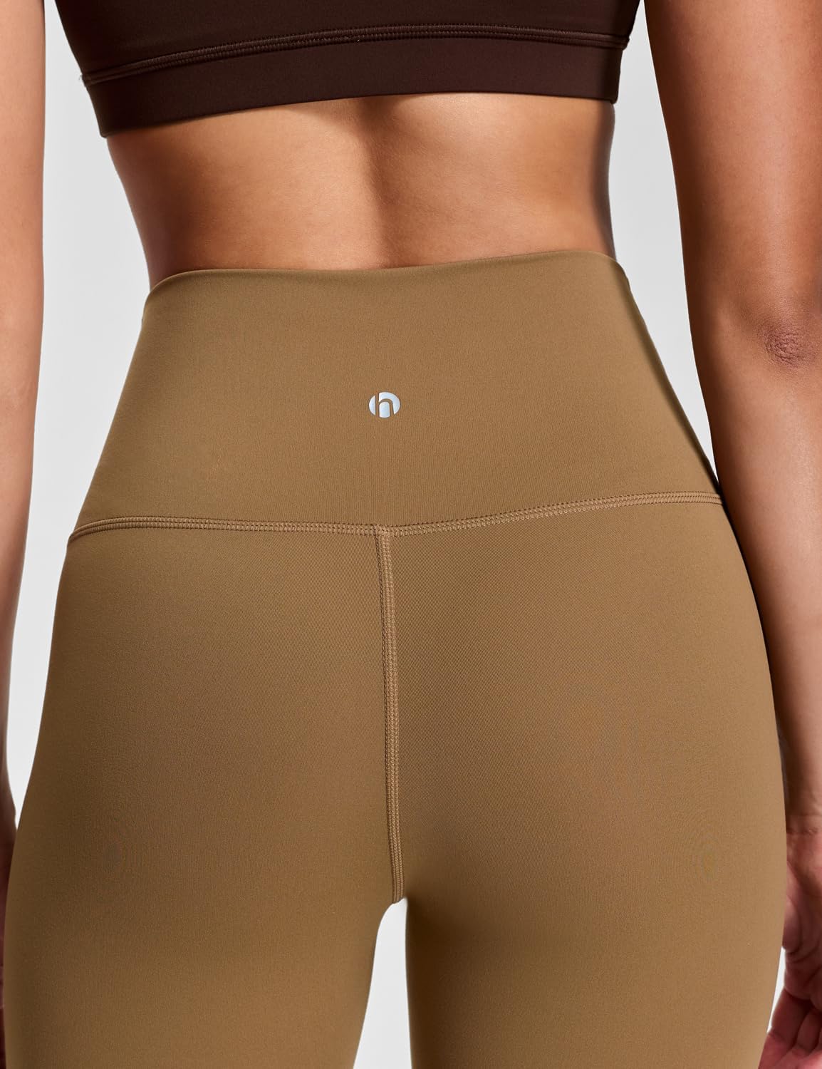 HeyNuts Pure&Plain x Yoga Pro Leggings 25'', Buttery Soft High Waisted 7/8 Lounge Yoga Pants - Image 3