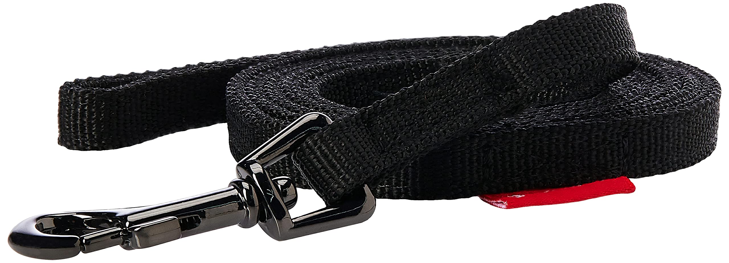 PUPPIA Two Tone Dog Lead Strong Durable Comfortable Grip Walking Training Leash for Small & Medium Dog, Black, Small