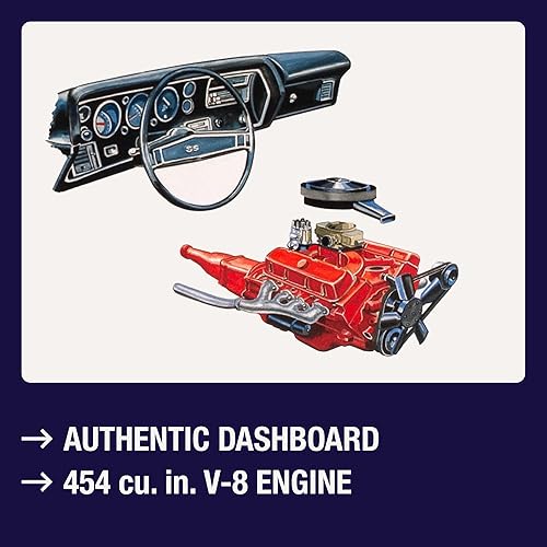 Miniatura 3 de AMT 1970 Chevy Chevelle SS 2T Kit de Modelo a Escala 125
